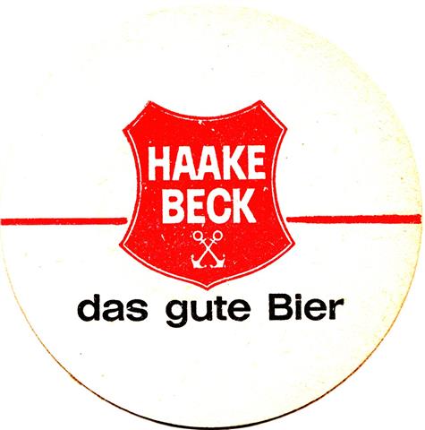 bremen hb-hb haake veranst 4a (rund215-das gute bier-schwarzrot)